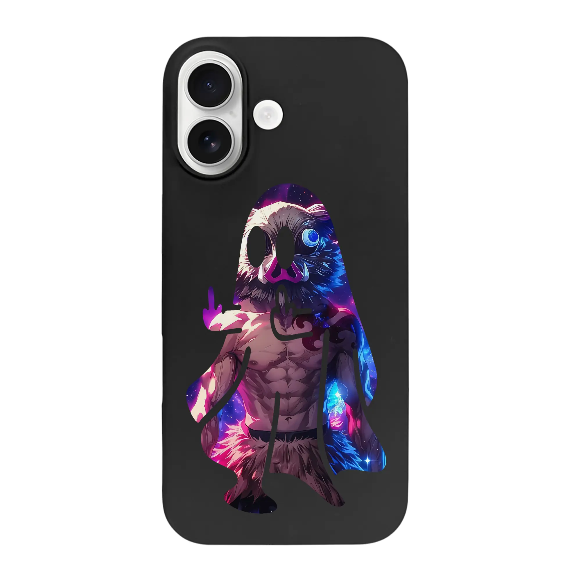 鬼滅の刃 グッズ,嘴平 伊之助 - iPhone 17 シリーズ シリコンケース 薄型 耐衝撃 指紋防止 ソフトタッチカバー 精密フィット 傷防止 保護ケース iPhone 17/17 Air/17 Pro/17 Pro Max 対応